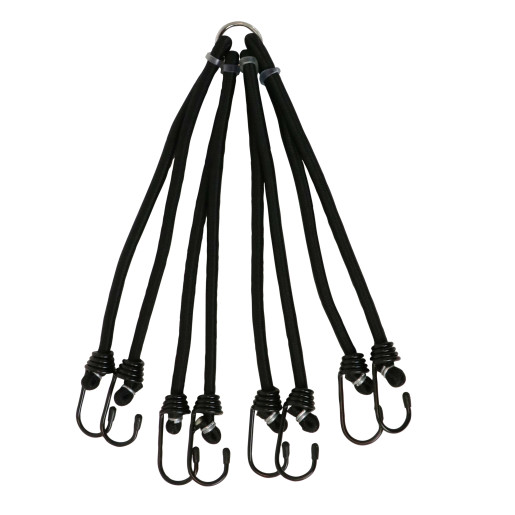 Cordon cauciucat cu 8 brate ø8mm 30-55cm Spider