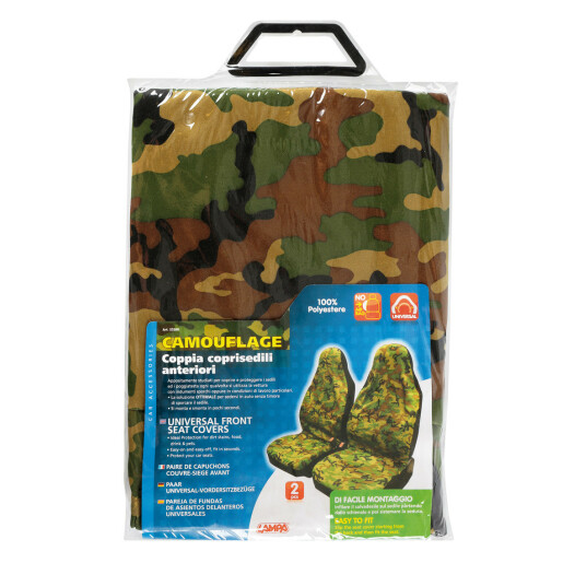 Huse scaun fata Camouflage 2buc