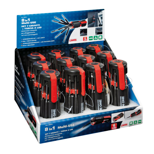 Set surubelnite Multi-Use 8 in 1 cu LED