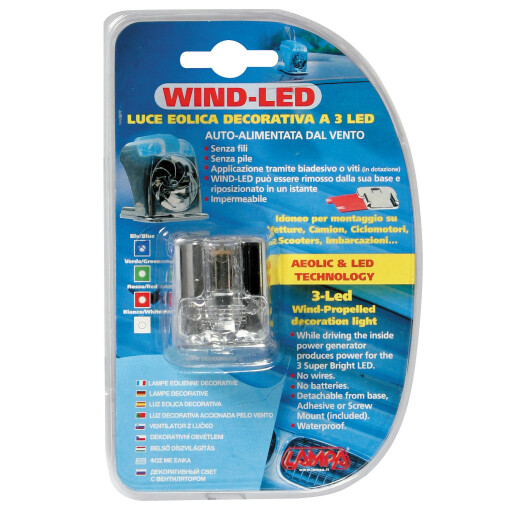 Turbina aeroled - Albastru