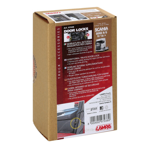 Blocatoare usi din interior camion - Scania R Serie 7 (11/16>), S (11/16>)