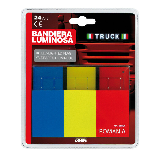 Ornament LED 24V steag - Romania