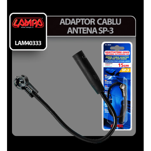 Adaptor cablu antena SP-3 mufa DIN in ISO Lampa