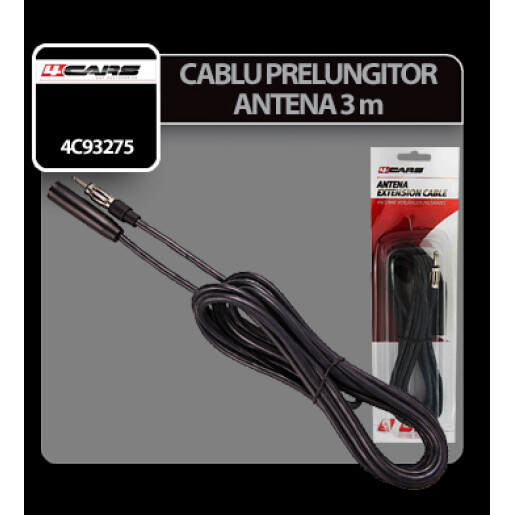 Cablu prelungitor pentru antena 3m 4Cars
