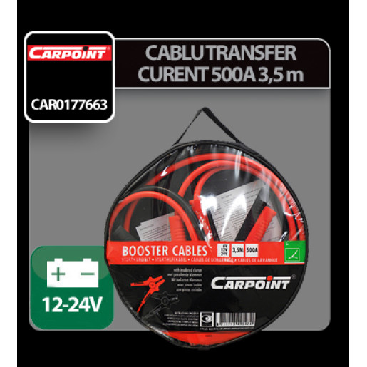 Cablu transfer curent 350cm 12/24V 500A 