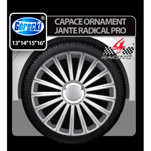 Capace roti auto Radical Pro 4buc - 14''