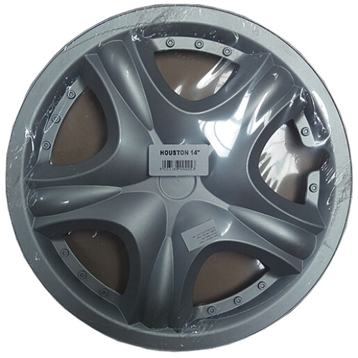 Capace roti Houston - 1buc - Argintiu - 14''