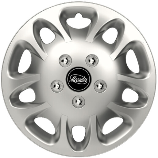 Capace roti auto Mecador 4buc - Argintiu - 13''