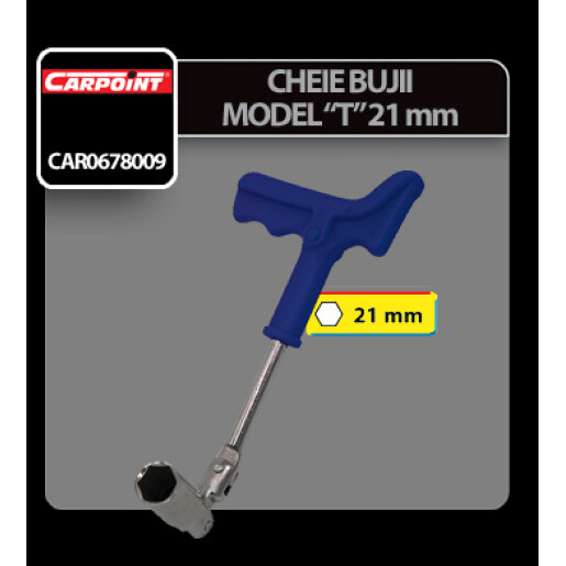 Cheie bujii model T Carpoint - 21mm