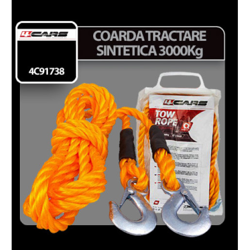 Coarda tractare sintetica 4Cars - 3000kg 