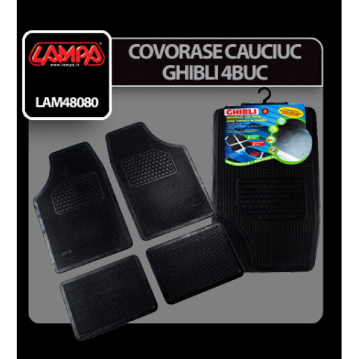 Covorase cauciuc universale Ghibli 4buc