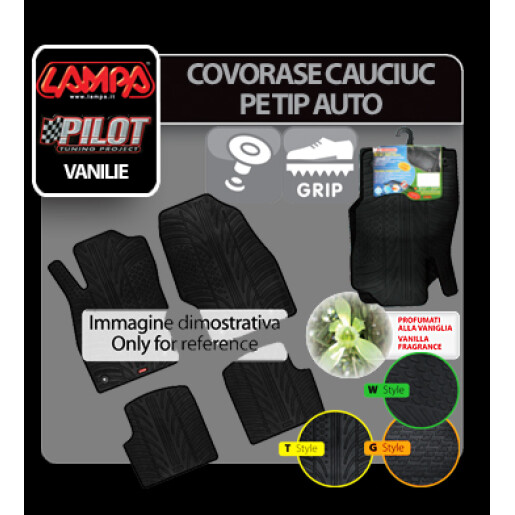 Covorase cauciuc Chevrolet Lacetti (04/04>)