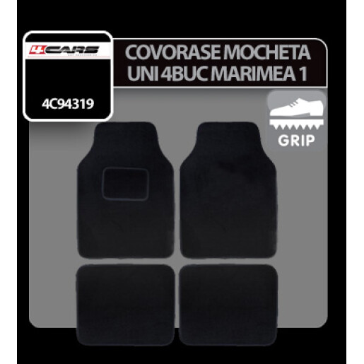 Covorase mocheta Uni 4Cars 4buc - Marimea 1