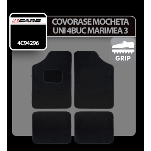Covorase mocheta Uni 4Cars 4buc - Marimea 3