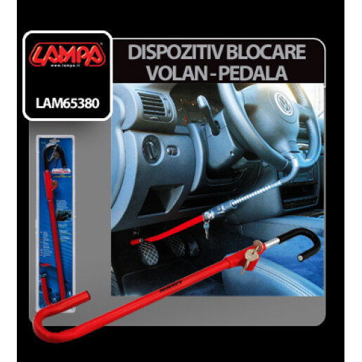 Dispozitiv blocare volan - pedala