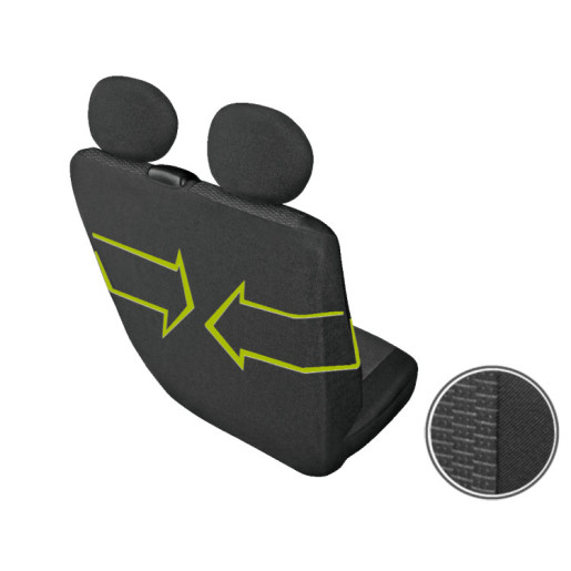 Huse scaun furgoneta de transport Ares DV2-M - 2Locuri