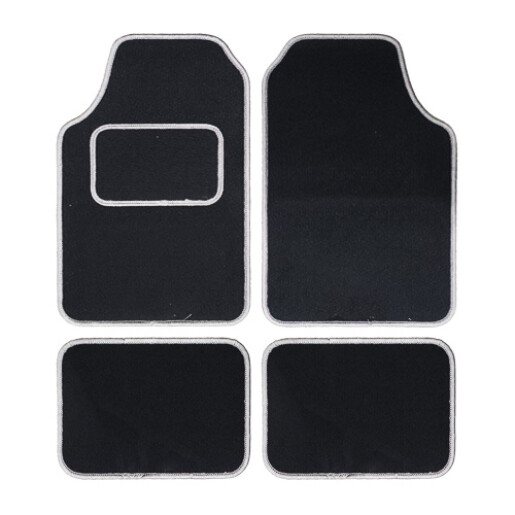 Covorase mocheta universale 4buc - Negru/Gri