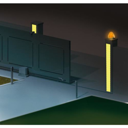 Folie contur camion reflectorizanta 50,8mm x 1ml - Galben