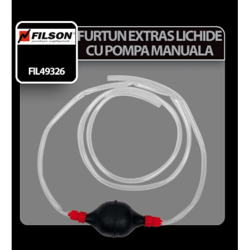 Furtun extras lichide cu pompa manuala Filson