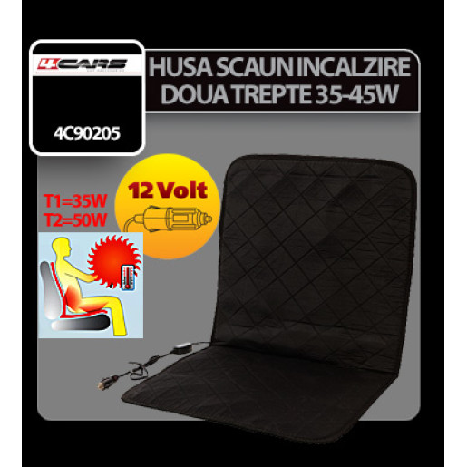 Husa scaun cu incalzire in doua trepte 12V 35-45W 4Cars