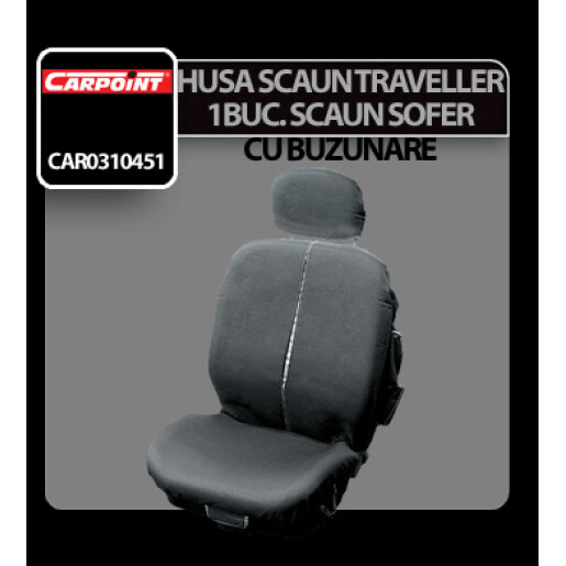 Husa scaun fata Traveller 1buc - Gri