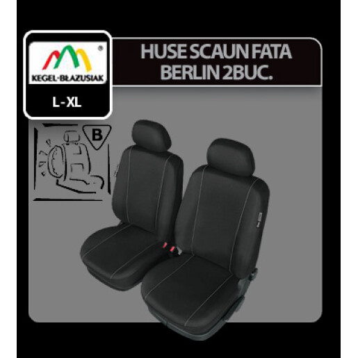 Huse scaun fata Berlin 2buc Lux Super Airbag - Marimea XL