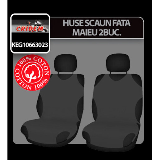 Huse scaun fata maieu Koszulki 2buc - Grafit