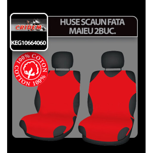 Huse scaun fata maieu Koszulki 2buc - Rosu