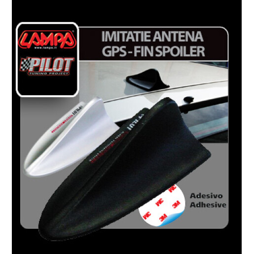 Imitatie antena GPS - Fin Spoiler - Argintiu