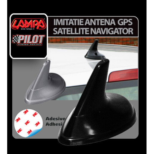 Imitatie antena GPS Satellite Navigator - Argintiu