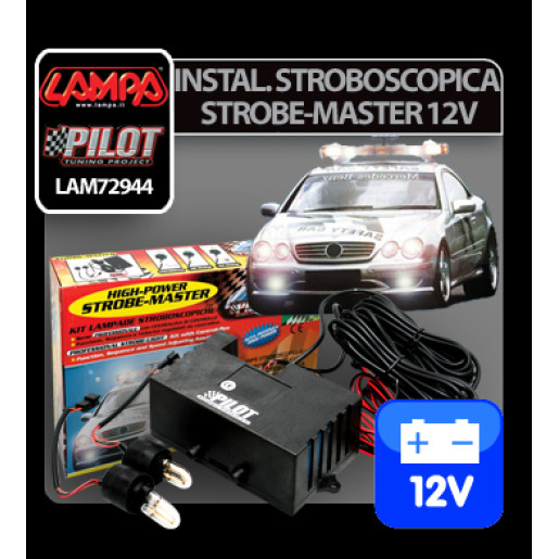 Instalatie stroboscopica Strobe-Master 12V - Soclu universal