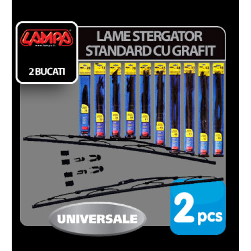 Lame stergator cu grafit Standard - 35cm (14") - 2buc