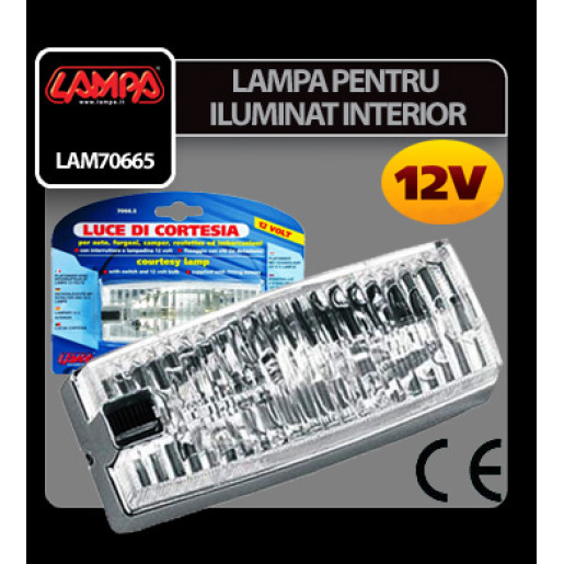 Lampa pentru iluminat interior 12V