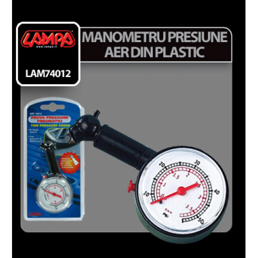 Manometru presiune aer din plastic 3,9Bar