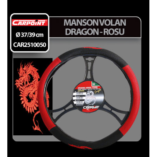 Manson volan Dragon Carpoint - M - Ø 37/39cm - Rosu