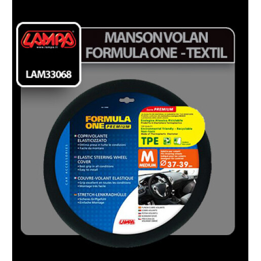 Manson volan textil Formula One Lampa - Ø 37-39cm