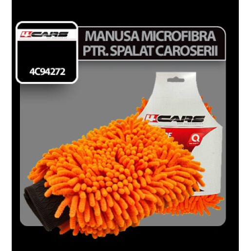Manusa microfibra pentru spalat caroserii 4Cars