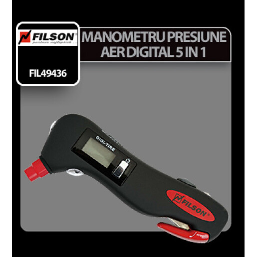 Manometru presiune aer digital 5 in 1 Filson