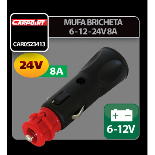 Mufa bricheta 6 - 12 - 24V 8A