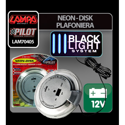 Neon-Disk plafoniera 12V - Lumina UV