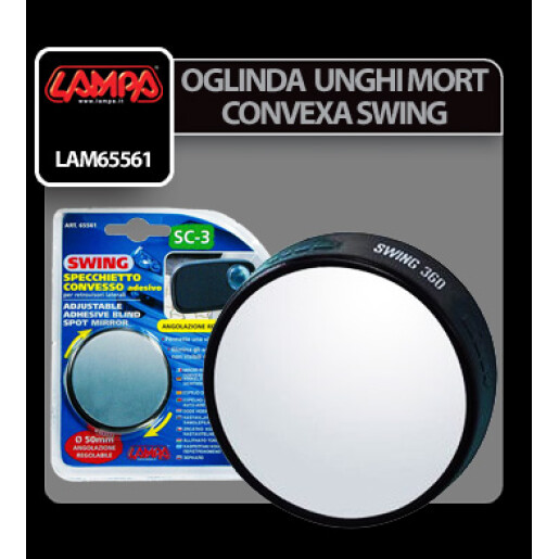 Oglinda unghi mort convexa Swing Ø50mm