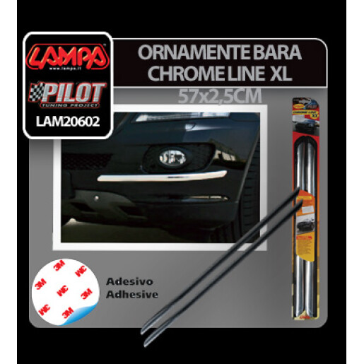 Ornamente bara protectie Chrome Line XL 2buc