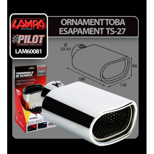 Ornament toba esapament sport TS-27