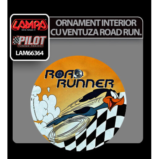 Ornament interior cu ventuza - Road Runner