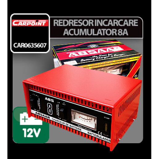 Redresor incarcare acumulator Absaar 8A - 12V