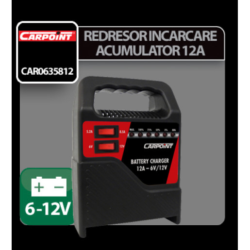 Redresor incarcare acumulator Carpoint 2/12A - 6/12V