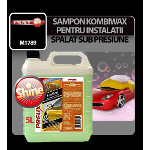 Sampon kombiwax pentru instalatii de spalat sub presiune Prelix 5 litri