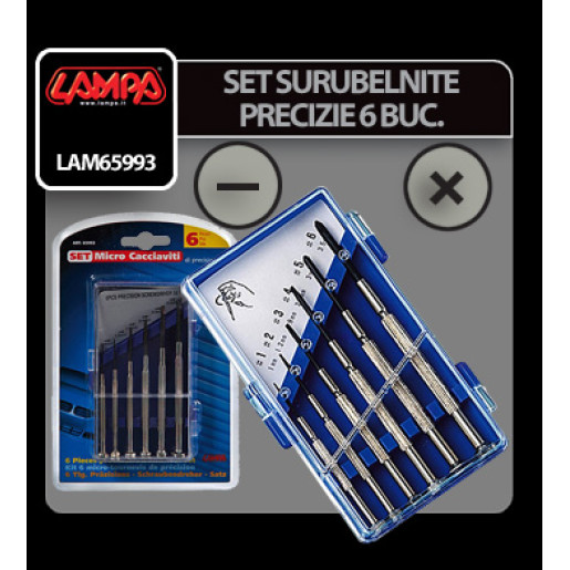 Set 6buc surubelnite de precizie