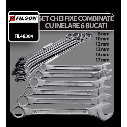 Set chei fixe combinate cu inelare 6buc Filson