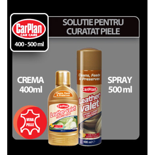 Solutie pentru curatat piele Carplan - spray 500ml